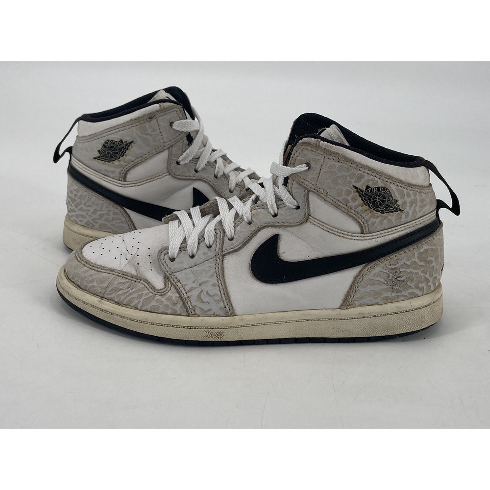 Nike Air Jordan‎ 1 Retro High Elephant Print 826714-106 Kids Size 3Y